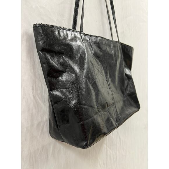 Latico USA Black Leather Tote - Picture 3 of 7